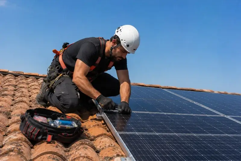 Maintenance et monitoring de panneaux solaires à Savignac-les-Églises