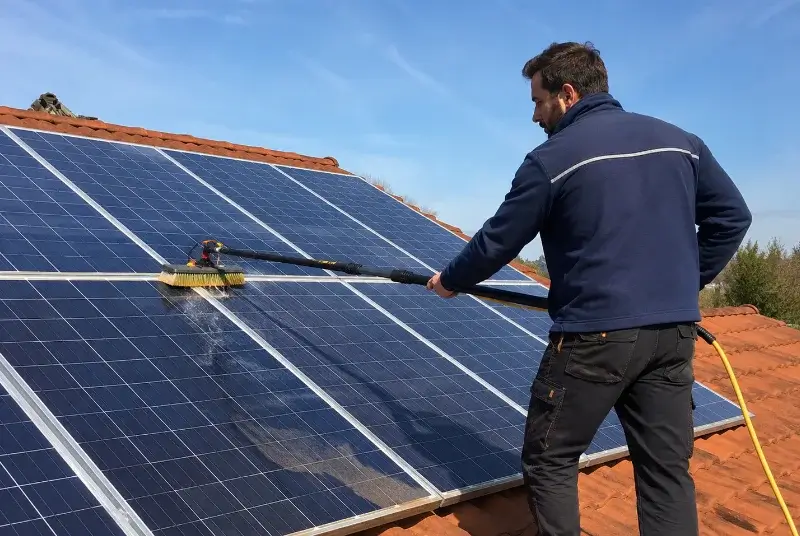 Nettoyage et entretien de panneaux solaires à Savignac-les-Églises